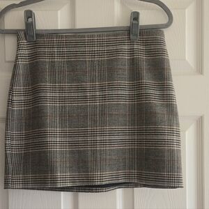Express | Plaid Women's High Rise Mini Skirt